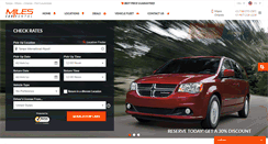 Desktop Screenshot of milescarrentaltampa.com